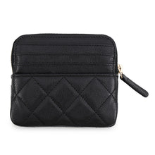 将图像加载到图库查看器中，CHANEL Matelasse Zip coin purse BlackAP2061 Caviar Leather
