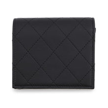 将图像加载到图库查看器中，CHANEL Matelasse CC Logo Small Wallet BlackAP3817 Leather
