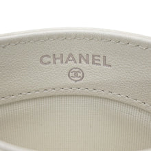 Load image into Gallery viewer, CHANEL Matelasse CC Logo Card Case WhiteAP3990 Lambskin/Rhinestone
