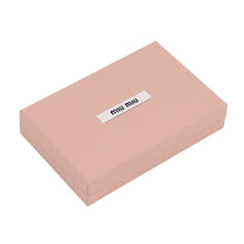 Load image into Gallery viewer, MIUMIU L-shaped zipper card holder Caramel/Petal Pink5MB066 Calf Leather
