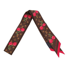 Load image into Gallery viewer, LOUIS VUITTON LVxTM BandeauBB Monogram Cherry Brown/RedM96085 Silk100%

