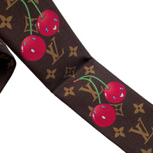 Load image into Gallery viewer, LOUIS VUITTON LVxTM BandeauBB Monogram Cherry Brown/RedM96085 Silk100%
