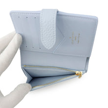 Load image into Gallery viewer, LOUIS VUITTON LV Vertical Wallet Compact Blue OrumpM83572 Taurillon Leather
