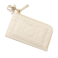 Load image into Gallery viewer, Dior Lady Dior Cosmos zip card holder BeigeS0965ONMJ_M67U Lambskin

