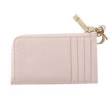 Load image into Gallery viewer, Dior Dioramour Lady Dior Cosmos Zip Card Holder Heart Cannage Pale pinkS0965ONHG_M02N Lambskin
