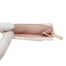 Load image into Gallery viewer, Dior Dioramour Lady Dior Cosmos Zip Card Holder Heart Cannage Pale pinkS0965ONHG_M02N Lambskin
