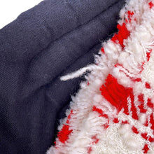 将图像加载到图库查看器中，CHANEL CC Logo TweedStole Red/WhiteAAC177 Wool85% Nylon14% Cotton1%
