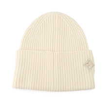 将图像加载到图库查看器中，LOUIS VUITTON Beanie LV Headline Size S BlancM77873 Wool100%
