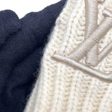 将图像加载到图库查看器中，LOUIS VUITTON Beanie LV Headline Size S BlancM77873 Wool100%
