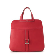 HERMES Halzan Rouge Casaque Taurillon Clemence Size 31