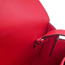 将图像加载到图库查看器中，HERMES Halzan Rouge Casaque Taurillon Clemence Size 31
