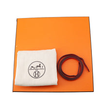 将图像加载到图库查看器中，HERMES Halzan Rouge Casaque Taurillon Clemence Size 31
