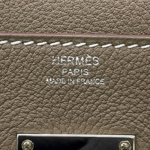 将图像加载到图库查看器中，HERMES Kelly Messenger Etoupe Evercolor Size PM
