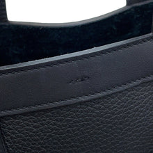 Load image into Gallery viewer, HERMES in-the-loop Tote Bag Black Taurillon Clemence Swift Leather Size 23
