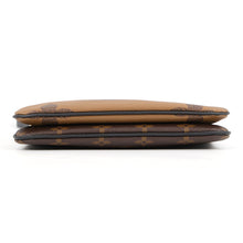 将图像加载到图库查看器中，LOUIS VUITTON Pochette double zip NoirM69203 Monogram Monogram / Giant Reverse
