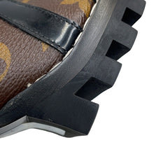 将图像加载到图库查看器中，LOUIS VUITTON Star Trail EncreBoots Noir/Brown1A2Y7W Patent LeatherMonogram Plain Calf Leather Size 37
