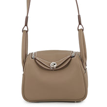 Load image into Gallery viewer, HERMES Lindy Etoupe Swift Leather Size Mini
