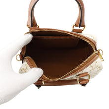 Load image into Gallery viewer, CELINE Triomphe 2WAY Travel Bag Brown/Beige197582 PVC Leather Size Small
