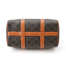 Load image into Gallery viewer, CELINE Triomphe 2WAY Travel Bag Tan121322 PVC Leather Size Medium
