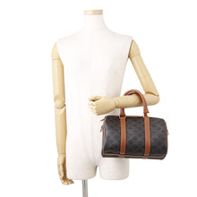Load image into Gallery viewer, CELINE Triomphe 2WAY Travel Bag Tan121322 PVC Leather Size Medium
