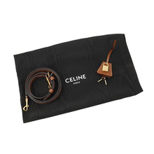 Load image into Gallery viewer, CELINE Triomphe 2WAY Travel Bag Tan121322 PVC Leather Size Medium
