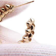 Load image into Gallery viewer, CARTIER Crush Do Cartier Hoop Earrings Size SMB8301415 18K Pink Gold
