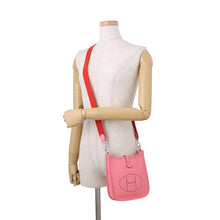将图像加载到图库查看器中，HERMES Evelyne Amazon Long Rose Azalee/Rouge Pivoine Taurillon Clemence Size TPM
