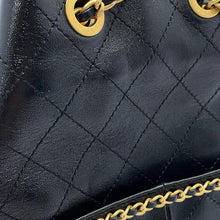 Load image into Gallery viewer, CHANEL Matelasse Around Chain Bucket Bag BlackAS5328 Shiny Lambskin Size Small
