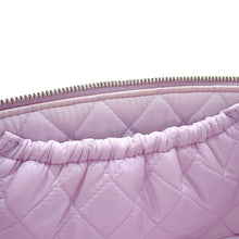 Load image into Gallery viewer, CHANEL Top Handle Matelasse CC Logo Vanity Bag Light PurpleAP2573 Caviar Leather
