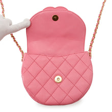 Load image into Gallery viewer, CHANEL Matelasse Mini Messenger Bag PinkAS3867 Caviar Leather

