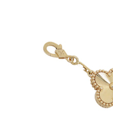 Load image into Gallery viewer, Van Cleef &amp; Arpels Vintage Alhambra Bracelet 5 motifs guillocheVCARP3JK00 18K Yellow Gold
