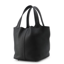 Load image into Gallery viewer, HERMES Picotin Lock Black Taurillon Clemence Size MM
