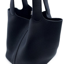 Load image into Gallery viewer, HERMES Picotin Lock Black Taurillon Clemence Size MM
