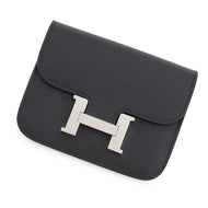 HERMES Constance Slim Black Epsom