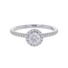 Load image into Gallery viewer, HARRY WINSTON Round Cut Micro Pavé Ring Size Approximately No. 12.5RGDPRD005MICPT Pt950
