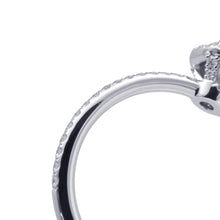 Load image into Gallery viewer, HARRY WINSTON Round Cut Micro Pavé Ring Size Approximately No. 12.5RGDPRD005MICPT Pt950
