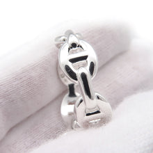 Load image into Gallery viewer, HERMES Chaine d'Ancre Double Ring Size 57/#17H122607B 00057 SV925
