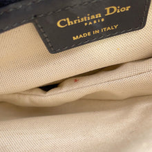 Load image into Gallery viewer, Dior Oblique Saddlebag Navy/BeigeM0447CTZQ_M928 Canvas Leather Size Mini
