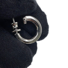 Load image into Gallery viewer, HERMES O'Kelly Earrings Gold Metal Swift Leather

