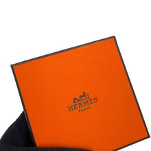 Load image into Gallery viewer, HERMES O'Kelly Earrings Gold Metal Swift Leather
