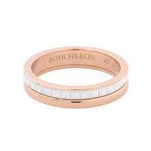 将图像加载到图库查看器中，Boucheron Quatre White Ring Half Size 47/#7JAL00238 K18PG Ceramic

