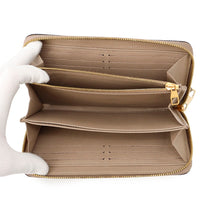 将图像加载到图库查看器中，LOUIS VUITTON Zippy Wallet Tourterelle claimM69794 Bicolor Monogram Empreinte Leather
