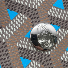 Load image into Gallery viewer, GOYARD Saint-Louis Clairvoy 170th Anniversary Gray Beige/TurquoiseSTCLAPMLTY11CL61P PVC Size PM

