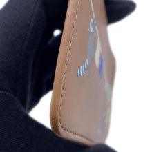 Load image into Gallery viewer, LOEWE Suna Fujita Collaboration Coin Card Holder Brown/Yellow Leather
