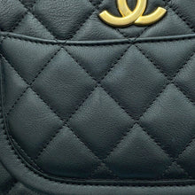 Load image into Gallery viewer, CHANEL Matelasse Chain Hobo BlackAS4666 Calf Leather
