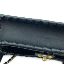Load image into Gallery viewer, CHANEL Matelasse Single Flap Shoulder Bag BlackAS2496 Lambskin
