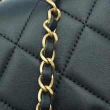 将图像加载到图库查看器中，CHANEL Matelasse Single Flap Shoulder Bag BlackAS2496 Lambskin
