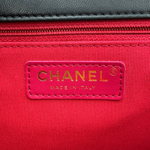 Load image into Gallery viewer, CHANEL Matelasse Single Flap Shoulder Bag BlackAS2496 Lambskin
