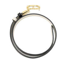 Load image into Gallery viewer, Dior 30Montaigne Reversible Belt Size 70 Black/Latte WhiteB0446UWGA_M911 Smooth Calf Leather
