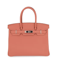 HERMES Birkin Rosy Togo Leather Size 30